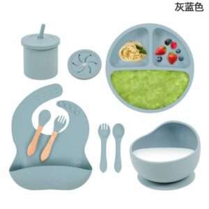 Silicone Baby Feeding Set: Safe, Durable, and Convenient During Mealtimes