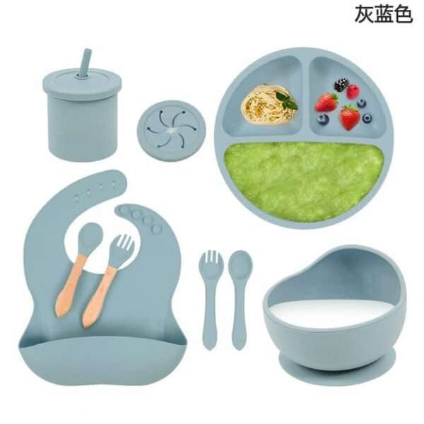 Silicone Baby Feeding Set: Safe, Durable, and Convenient During Mealtimes