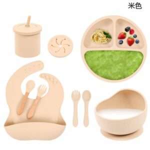 Silicone Baby Feeding Set: Safe, Durable, and Convenient During Mealtimes