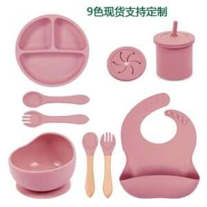 Silicone Baby Feeding Set: Safe, Durable, and Convenient During Mealtimes