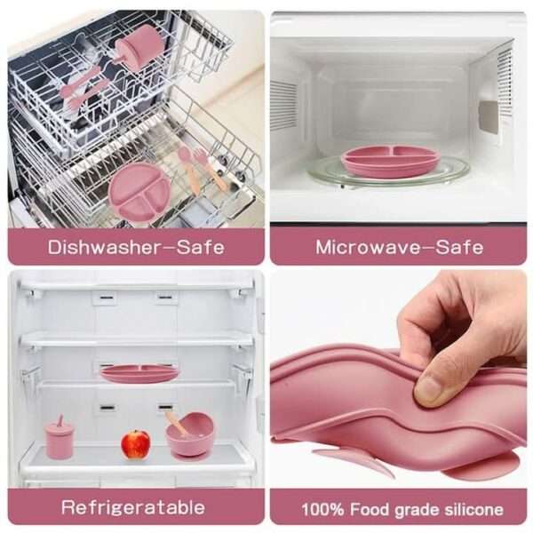 Silicone Baby Feeding Set: Safe, Durable, and Convenient During Mealtimes