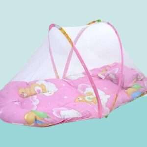 Comfort & Safety: Baby Cradle with Mosquito Net for Peaceful Sleep