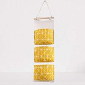 3-Pocket Hanging Storage Organizer: Space-Saving and Versatile Solution